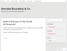 Tablet Screenshot of amrutlalbhurabhai.com